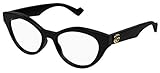 Gucci GG0959O Damen Brillengestell, Schwarz, 51/18/145