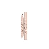 Sommersprossen Stift & Eyeliner 2 in 1, Unregelmäßiger Natürlicher Freckles Pen und Schwammspitze Augenlinienstift, Sommersprossen Stift für Tägliches Make-up und Festivals, Wasserfest Haltbar (C)
