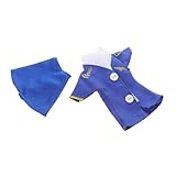 UPKOCH 2 Teiliges Set Puppenkleidung Puppen Stewardessenkleid Stewardessenkostüm Flugbegleiterin Ankleidepuppe Flugzeugzubehör Puppen Flugbegleiterin Outfit Kinderpuppen Tageskostüme