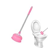 Handheld-Rohrstößel – Abfluss- und Waschbeckenstößel | Toilettenpumpen-Entsperrer | Hochdruck-WC-Entstopfungswerkzeug – Gummi-Toilette und Abflusskolben | WC-Saugglocke für Bodenablauf, zum Entfernen