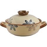 KOHUS Suppentopf Suppentopf Suppentopf Keramik Modern Kleiner Gastopf mit Deckel Geeignet für Eintopf, Suppe und Haferbrei Suppentopf (A)