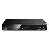Panasonic DMP-BD84EG-K Smart Network 2D Blu-ray DVD-Player, Internet-Apps, hochauflösendes Audio, Wiedergabe von externer Festplatte, USB, Ethernet, kompaktes Design, Schwarz