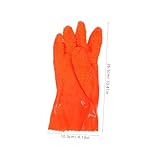 CLISPEED 6 Paare Schwere Abriebfeste Wasserdichte Rohrreinigungshandschuhe Flexible Langlebige Abflussreinigungshandschuhe für Klempner Industrieeinsatz Schutz bei Rohrreinigung