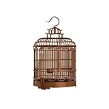 Vogelkäfig Vogelkäfig, rund, Papageienkäfig aus Kunststoff, mit Netz for Papageien und Kanarienvögel, Zuchtkäfig, einlagig, Zierkäfig Vogelkäfige