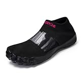 Unisex Barfußschuhe Damen Herren Wasserschuhe Badeschuhe Atmungsaktiv Zehenschuhe Leicht Schnell Trocknend Weich Traillaufschuhe Fitnessschuhe mit rutschfest Outdoor Fitness Gym Schuhe