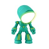 Générique Roboter-Lampe, Dekoration für Büro | Roboter-Begleiter – für Valentinstag, Geburtstage, Ostern, Partys, Zuhause, Schlafzimmer, Lesen, Lernen und Entspannen