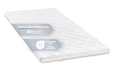 XDREAM Pure | Ergonomischer Matratzentopper mit bequemem Komfortschaumkern | Bänder zur Befestigung | Öko-Tex Zertifiziert | 90 x 200 cm