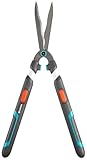 Gardena Heckenschere TeleCut: Leichte Gartenschere zum Schneiden von höheren Hecken, 23 cm, teleskopierbare Hebelarme, ergonomische Aluminiumgriffe (12304-20)