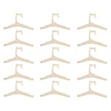 15 Stück Baby Kleiderbügel Aus Holz, Holzbügel für Kinderkleiderbügel, rutschfest Aufbewahrung DIY für Kinder Kleidung, für Kleidung, Hosen