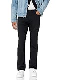 Amazon Essentials Herren Bootcut-Jeans mit schmaler Passform, Schwarz, 36W / 30L