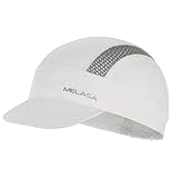MELASA Fahrrad Cap, Kühlende Skull Cycling Cap Unterhelmmütze mit Sonnenblende, Sonnenschutz UV Rennrad MüTze Fahrradkappe für Männer Frauen