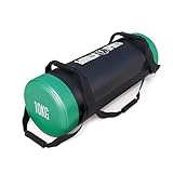 GORILLA SPORTS® Fitness Power Bag - 5/10/15/20/25/30 kg, rutschfeste Griffe, Gefüllt, Kunstleder - Gewichtssack, Sandbag, Corebag, Sandsäcke, Gewichte für Training, Workout, Crossfit, Gym