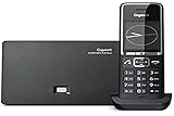 Gigaset Comfort 550 A IP Flex, VoIP kabellos und analog, geeignet für alle Telefonanbieter, Schwarz Italien