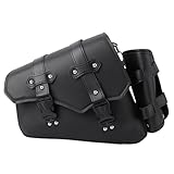 BESPORTBLE Motorradtasche Seitentasche Links Satteltasche PU Leder Wasserdicht Motorräder Gepäckträgertasche Hecktasche Lenkertasche werkzeugtasche