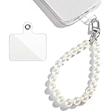 Moguri® Universelle Handykette, Handyanhänger, Handyperlen, Lanyard, Handschlaufe, Handyband, Armband, Handyband, kompatibel mit jedem Handy, Smartphone und jeder Handyhülle