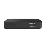 TechniSat HD-S 224+ - Kompakter HD-Satelliten Receiver mit HD+ Senderpaket für 6 Monate (DVB-S2, Timeshift-Funktion, HDTV, HDMI, USB Mediaplayer, 7-Tage EPG, 12 Voltbetrieb, Fernbedienung) schwarz