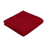 frottana Pearl Handtuch 50 x 100 cm aus 100% Baumwolle, ruby