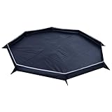 Leichte Campingmatte - Achteckiger Zeltboden, Haltbarer Schutz | Transportable Planzelt, Outdoor-Picknick, Praktisches Zubehör für Wanderungen im Freien