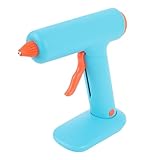 Sorandy HeißKlebepistole, 20 W, 90 S, Schnelles Aufheizen, 2600 MAh, Typ C, Wiederaufladbare Klebepistole mit Anti-Tropf-Düse, Kompakt, Tragbar für Heimwerkerarbeiten, Reparaturen zu Hause, Dekoration