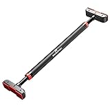 RHINOSPORT Klimmzugstange Türrahmen ohne Schrauben mit Neues Drehbares Zahnradschloss, Klimmzugstange verstellbar 69-92 cm (27.1in-36.2in), Tragkraft bis 200 Kg Pull Up Bar