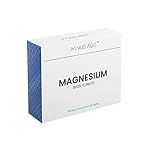 Minus Age Magnesium Bisglycinat hochdosiert – 375mg pro Tagesdosis – 90 vegane Kapseln | 1-Monatsvorrat | Hoch bioverfügbar Magnesium Glycinat für Schlaf, Stress, Energie & Muskeln | Vegan, geprüft