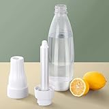 1000 ml tragbare Kohlensäure-Maschine, für Sodawasserbereiter mit anpassbaren Fizz-Stufen für Säfte und Sprudelwasser