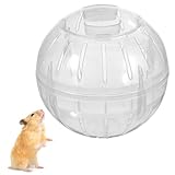 WEKADRIN Transparenter Hamster Laufball mit Luftlöchern Atmungsaktiv Abnehmbar und Waschbar Sanft für Kleine Haustiere Wie Hamster Rennmäuse Chinchillas Fördert Spielerische Bewegung und