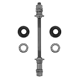 Abaodam Fahrrad Hinterradachse aus Titanlegierung mit 180mm Achslänge und Kugellagernabe für Mountainbike Stabilität und Anspruchsvolle Geländefahrten