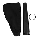 Homoyoyo Langer Schwarzer Gummibläser düse Ersatz für Luftkompressor Zubehör Präzise Blasfunktion Vielseitiger Luftblasaufsatz für Gebläse und Staubentfernung