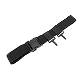 Betued Outdoor-Gürtel, hochfester Jagdgürtel aus schwarzem Nylon zum Radfahren