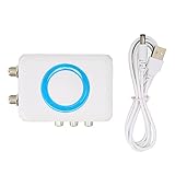 plplaaoo HDMI to RF Modulator with NTSC Support and VHF Output - HD RF Modulator with AV and F Type Connector for Older TVs, CATV Systems