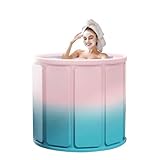 Faltbare Badewanne, Duschwanne, Ganzkörper-Badewanne, tragbare Kleinkind-Badewanne für Kinder, Hotel, ältere Menschen, Camping, Erwachsene, Reisen
