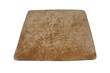 Reissner Lammfelle SIKI-VF Schaffell Sitzkissen Vollfell Qualität (Rollstuhlauflage Katzenbett) VF 40x40cm Camel Hellbraun