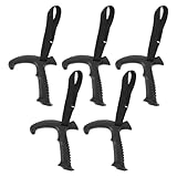 GARVALON 5 Stück-Pack T-förmige Trekkingstockgriffe aus Robustem 16mm Rohr mit Handschlaufe Ersatzteile für Wanderstöcke und Bergsteigerausrüstung