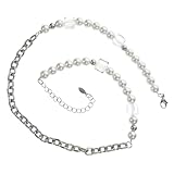 LIFKOME Zarte Perlen Choker Halskette Für Damen Elegante Und Design Modischer Nackenschmuck Aus Edelstahl Stilvolle Kette Für Besondere Anlässe