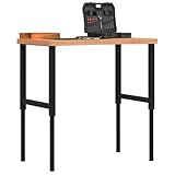 Home & Garden-Werkbank 100x(55-60) x(73-99,5) cm Massivholz Buche Möbel Wahl