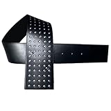LUOFENG Übergroßer Taillengürtel, super breit, trendig, breite Kette, robuster Grunge-Gürtel, moderner Bund, Taillenkette, Nietengürtel