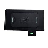 QASULER 10-W-Drahtlosladegerät fürs Auto, for, X5 F15 X6 F16, schnurloses Telefon-Ladefeld, Getränkehalter, Telefon 11, Ladefachbox Drahtlose Ladestation fürs Auto(for X6 F16)