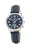 Master Time Funk Quarz Damen Uhr Analog-Digital mit Leder Armband MTLA-10818-32L