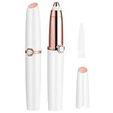 LOPHE Augenbrauenrasierer, Augenbrauen Trimmer Damen, Augenbrauenrasierer Elektrisch, Schmerzlos und Präzisions Augenbrauentrimmer for Reisen, unterwegs, Geschenk (Weiß)