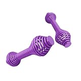 QSTDGVPW 2 Teiliges Hantelset Aus Federstahl für Training, Handgewichte, Ideal für Arm Und Rückenübungen, Violett