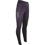 AK Oreo Reithosen, hohe Taille, atmungsaktiv, mit Silikongriff, Vollsitz, hohe Taille, Schwarz , XX-Large