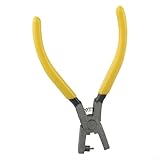 Yhenlovtt Lochzange für Ledergürtel, 2 mm, runde Ösenstanzer zum Nähen, Armbandarbeiten, Hartstahl, Handwerkzeug