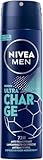 NIVEA MEN Deo Spray, Anti-Transpirant mit belebendem Meeresduft, zuverlässiges Deodorant mit 72h Schutz und 0% Ethylalkohol, Ultra Charge Limited Football Edition (150 ml)