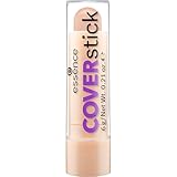 essence cosmetics COVERstick, Concealer, Abdeckstift, Nr. 20 Matt Sand, nude, für Mischhaut, für unreine Haut, farbkorrigierend, mattierend, matt, vegan, ölfrei, ohne Parfüm (6g)