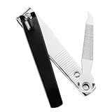 Edelstahl -Nagelschere Nagelkunstcripper for Maniküre -Akten Cutter Nipper Fingernagel Zehennagel Trimmer Pflegepediküre Tools(Style L)