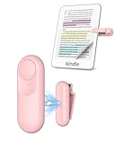 Stouchi Fernbedienung Seitenwenden zum Lesen für Kindle, Tolino, Paperwhite, Colorsoft, Oasis, Scribe, Kobo eReader Zubehör, Magnetischer Clicker Page Turner Umblättern für Kindle, iPad, Tablet-Rosa