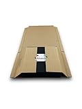 50 Stk. Universal Buchverpackung DIN A4 | 325x250x20-75mm | Wickelverpackung aus Wellpappe, Wickelkarton in braun, selbstklebend für Buchversand Warenversand Bücher versenden (50)