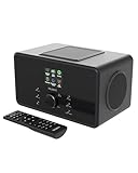 Internetradio WLAN | DAB Radio mit Bluetooth | Küchenradio 100 Watt 2.1-Lautsprecher mit Subwoofer | DAB Plus Radio | Internet Radios | Digitalradio DAB Plus mit Fernbedienung | MAJORITY Bard