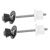 ABOOFAN 2 Befestigungsschrauben für WC-Sitz, Edelstahl, für stabilen WC-Sitz und Spülkasten